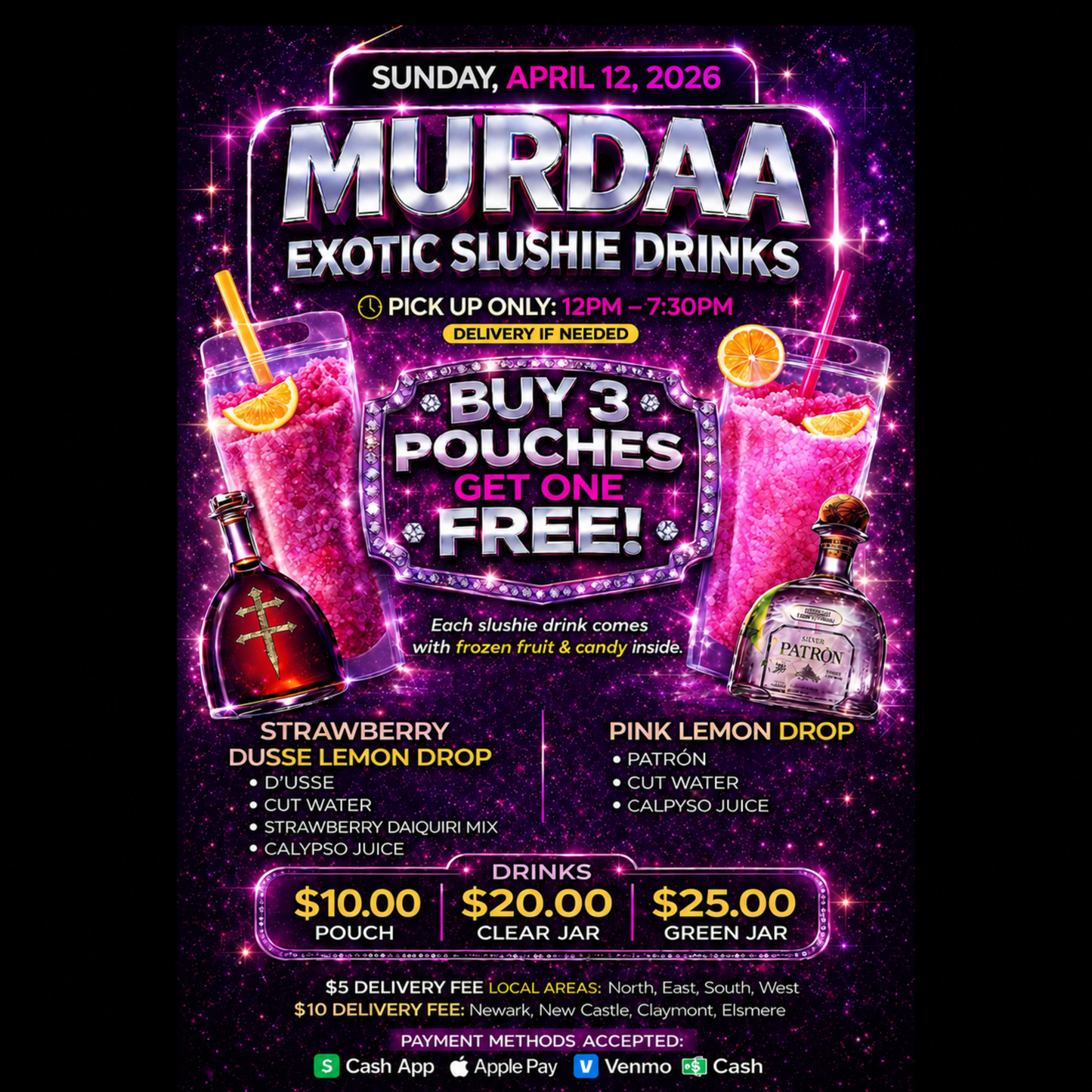 Flyer, Menu & PriceList Design & Prints