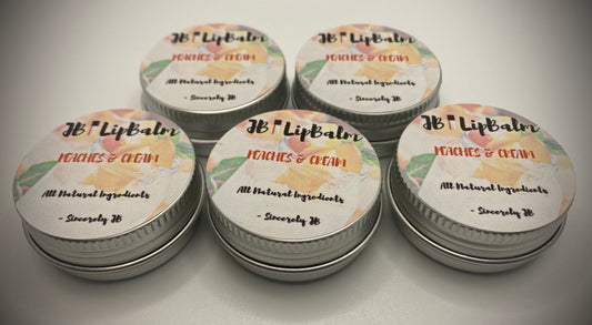 Peaches & Cream Lip Balm Tin