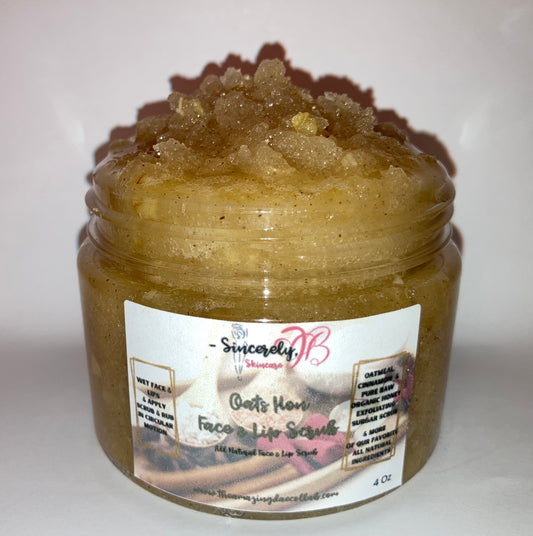 Oats Hon Exfoliating Lip & Face Sugar Scrub